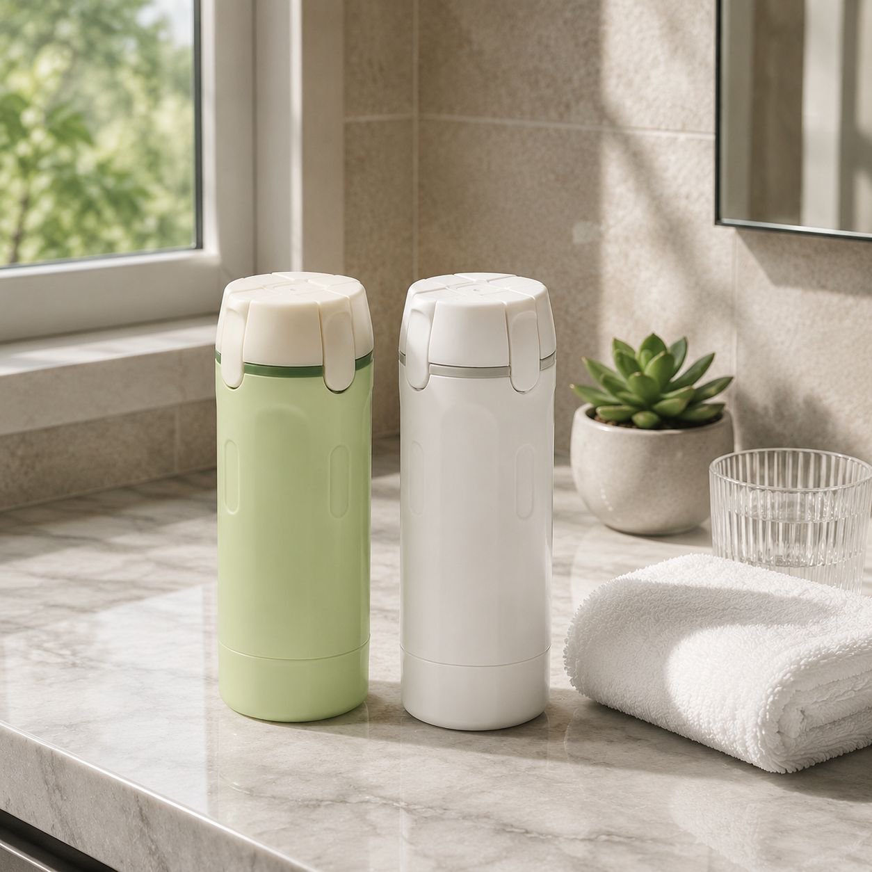 Multi-functional Travel Toiletry Dispenser Bottle
