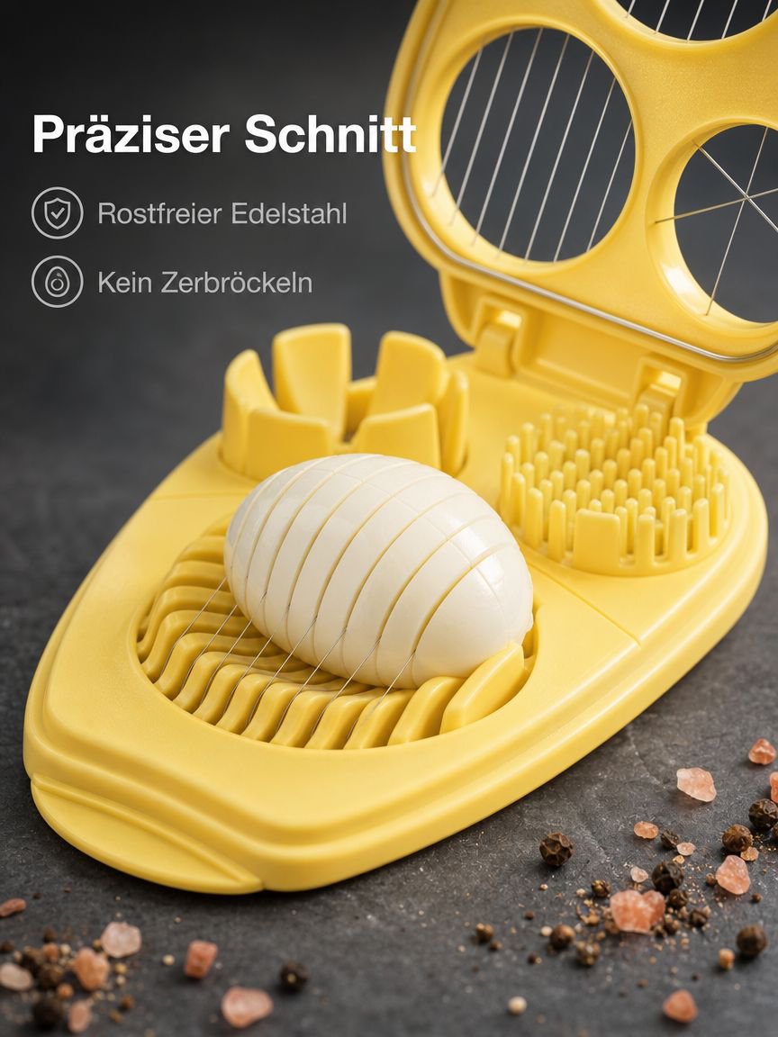 3-in-1 Eier Schneider für den Hausgebrauch