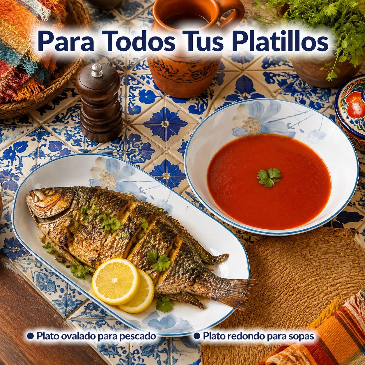 Plato de cerámica de alta estética para el hogar