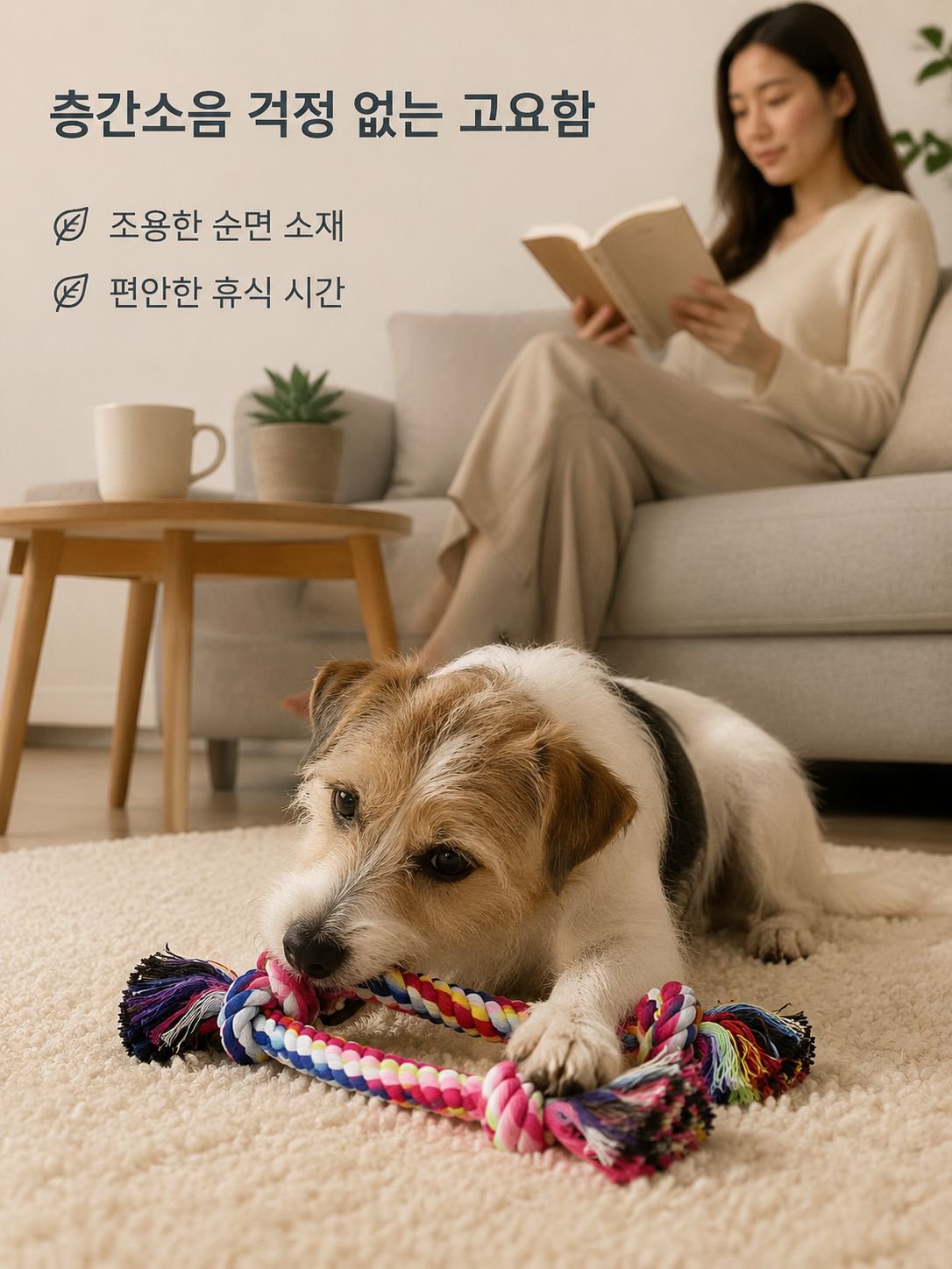 애완동물이 장난감을 씹다