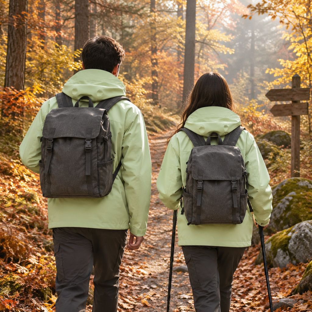 Unisex Casual Windproof Waterproof Jacket for Autumn Winter Outdoor Activities