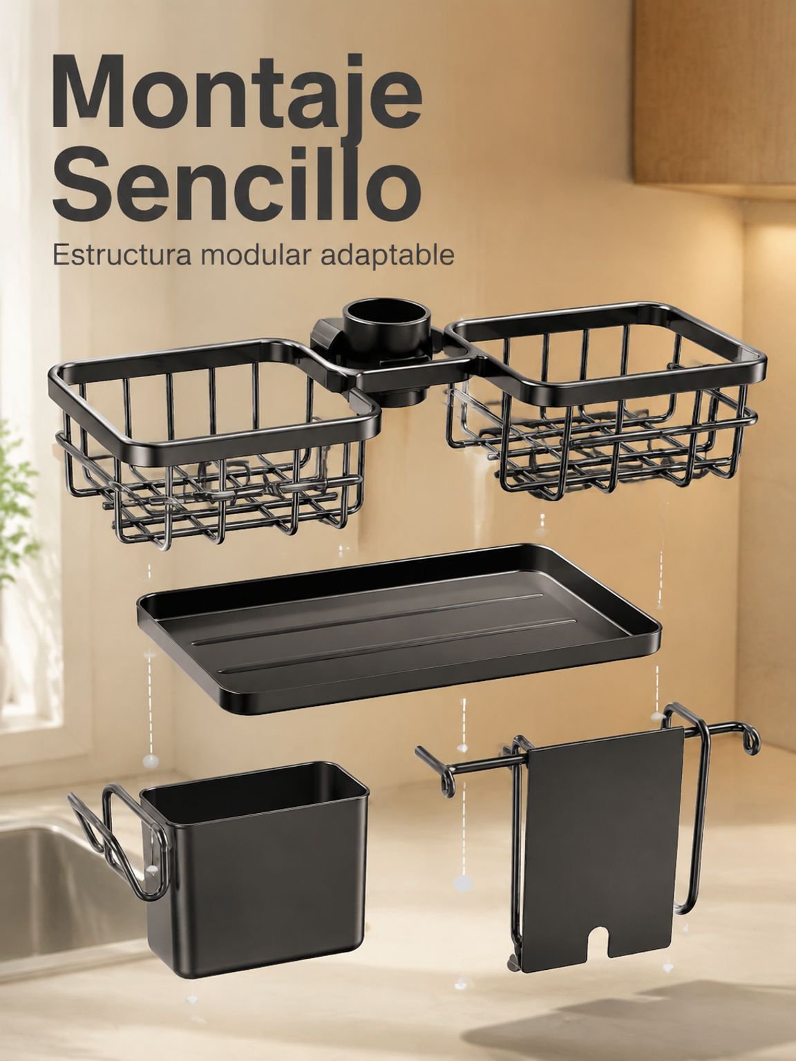 Rejilla de desagüe del fregadero de la cocina