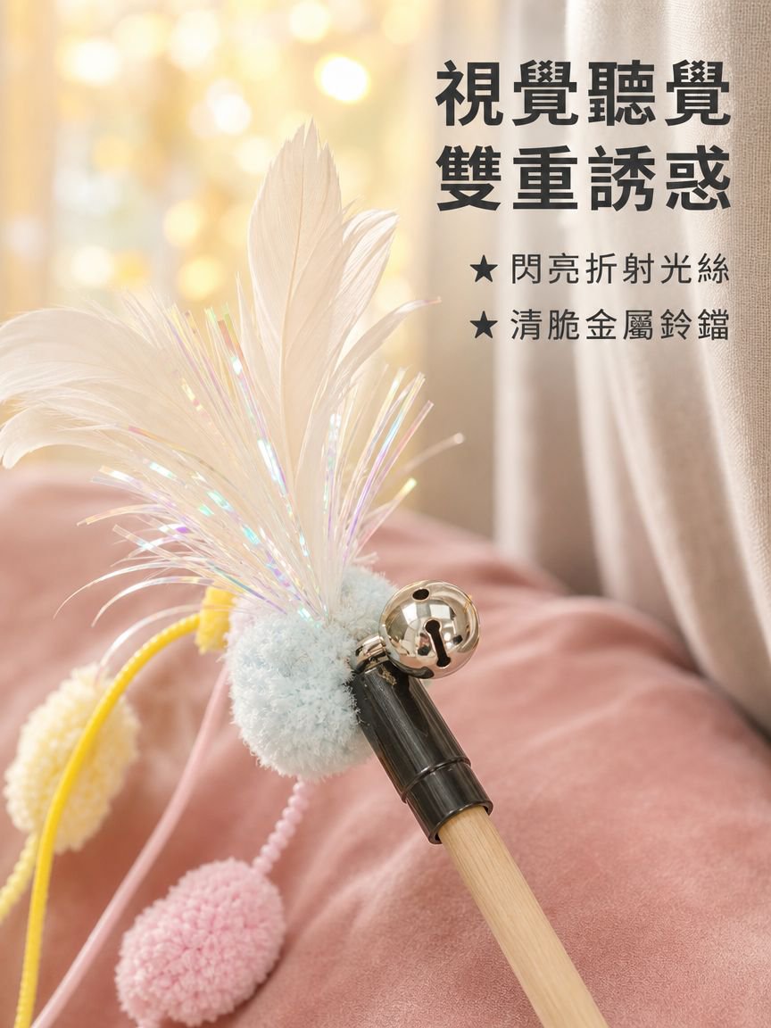貓咪互動耐用玩具