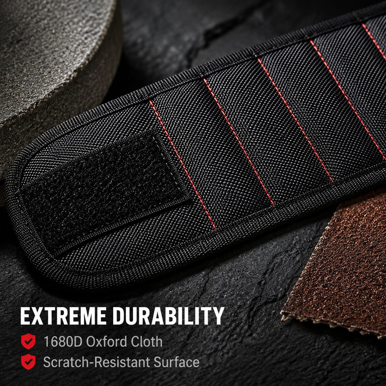 Magnetic Wristband for Electricians, Strong Magnet Tool Holder for Screws