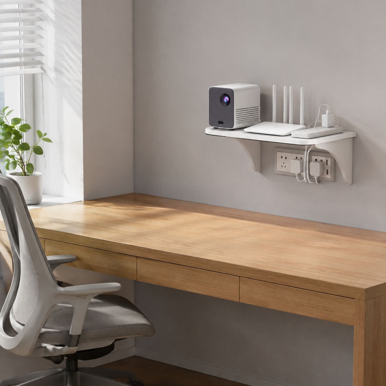 Sturdy home organizer for routers and TV boxes