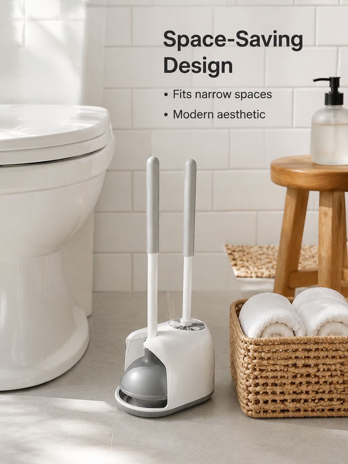 Household Toilet Cleaning Tool Kit