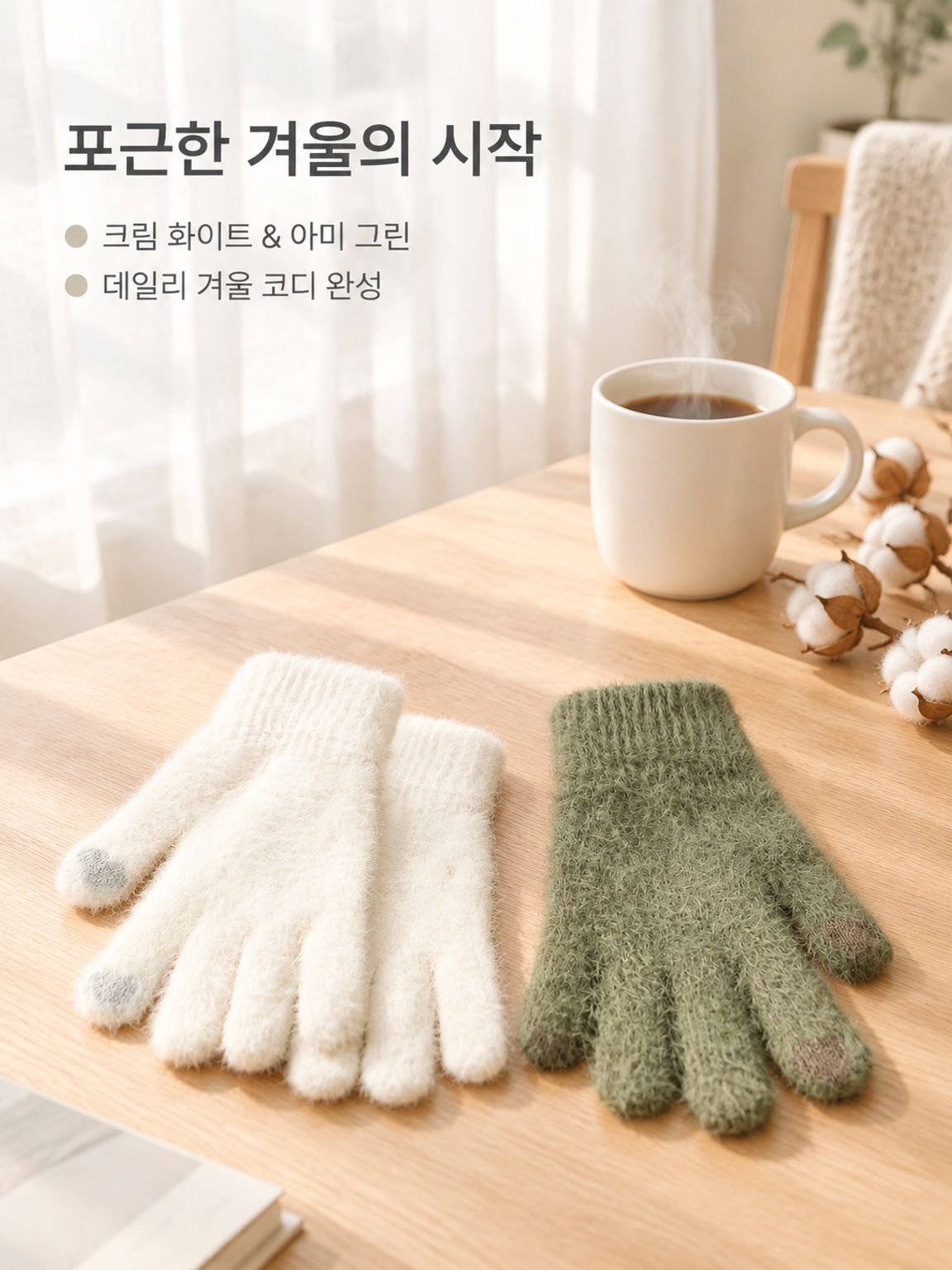 야외 사이클링용 따뜻한 플러시 장갑