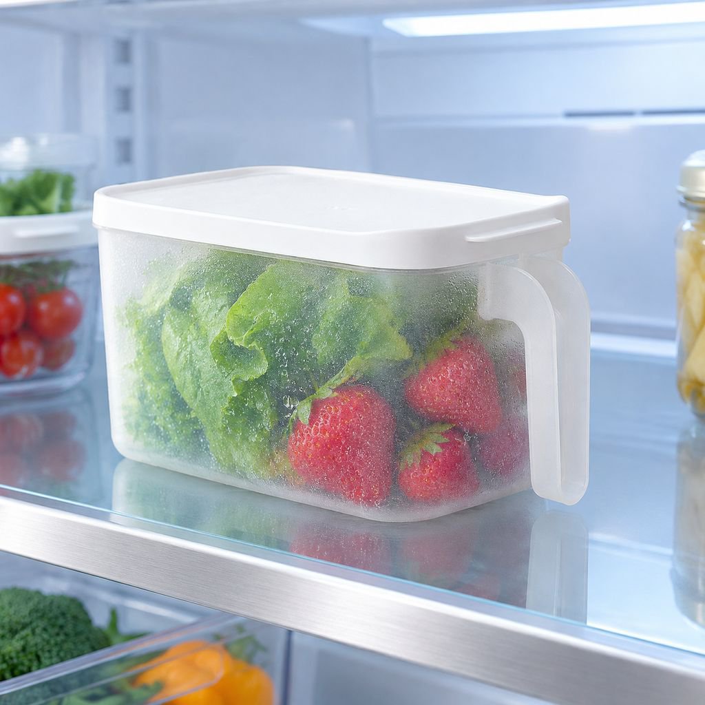 Airtight Refrigerator Storage Container for Vegetables and Eggs