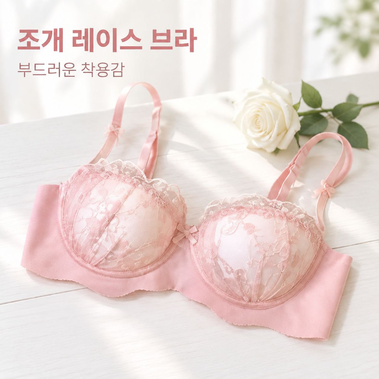 작은 가슴 모아주는 노와이어 섹시 속옷 방처짐 순수 매력 신상 소녀 브래지어