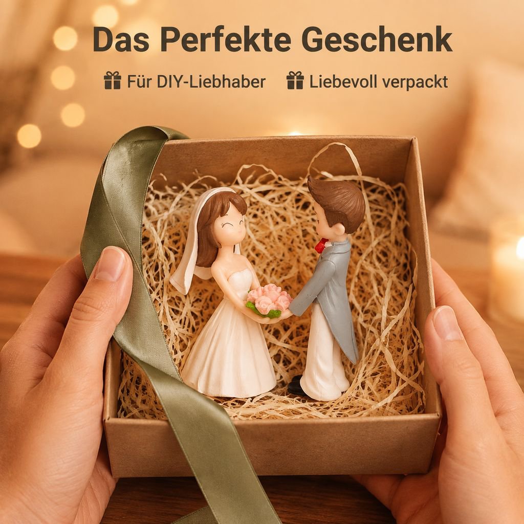 Miniaturfiguren fuer Mikro-Landschaften, Blumenstraeusse und Tortendekoration