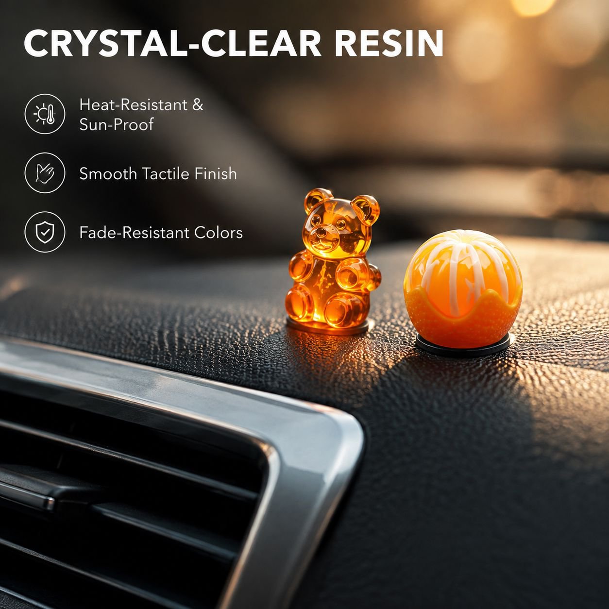 Center Console Candy Style Car Interior Decoration