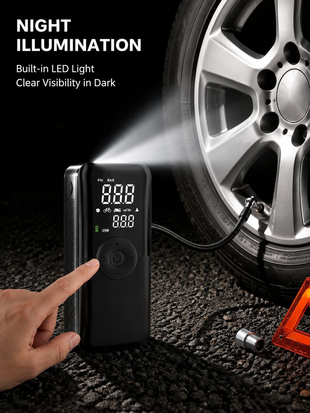 Multipurpose air compressor for travel
