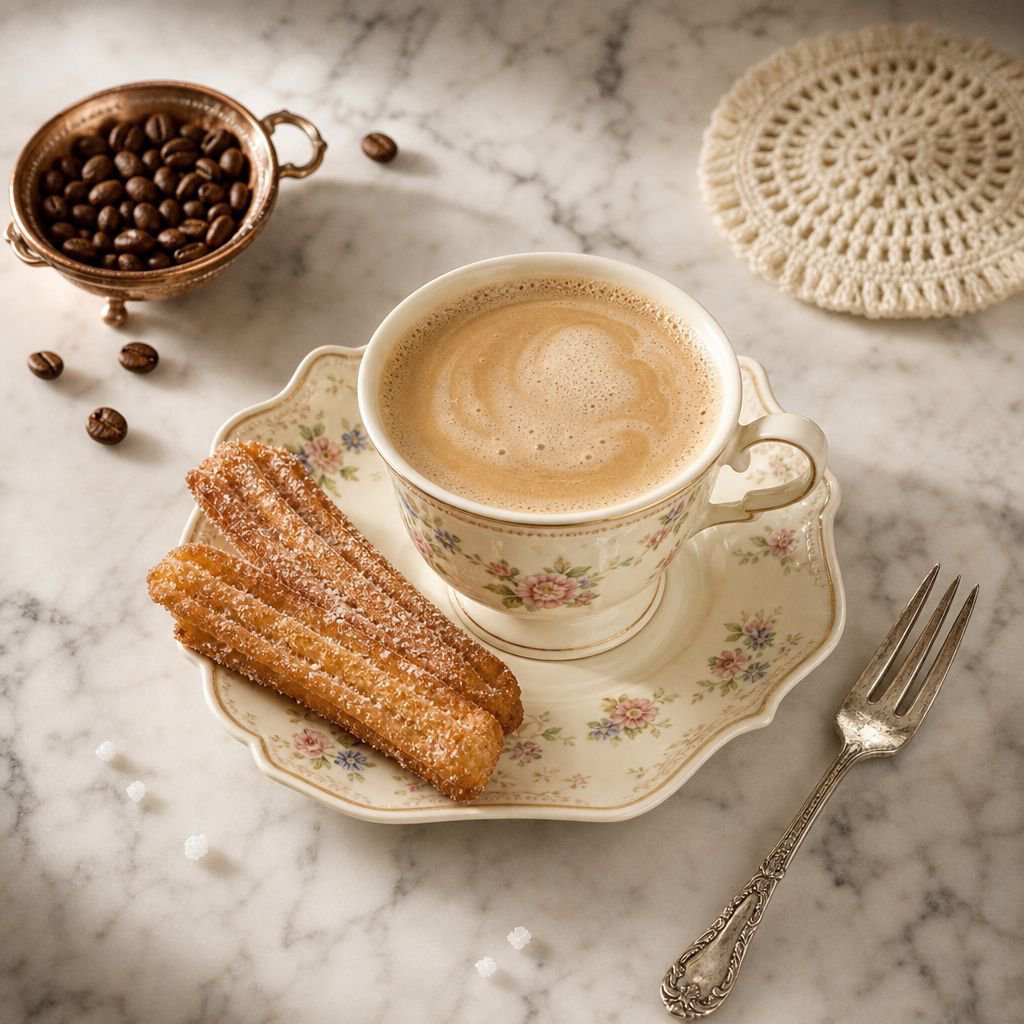 Juego de taza y plato de café de cerámica exquisita