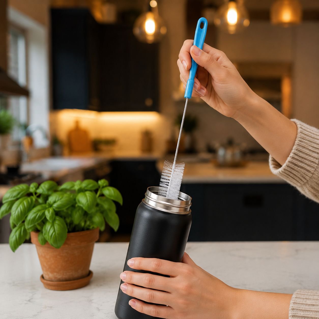 Multi-functional Bottle and Cup Cleaning Brush