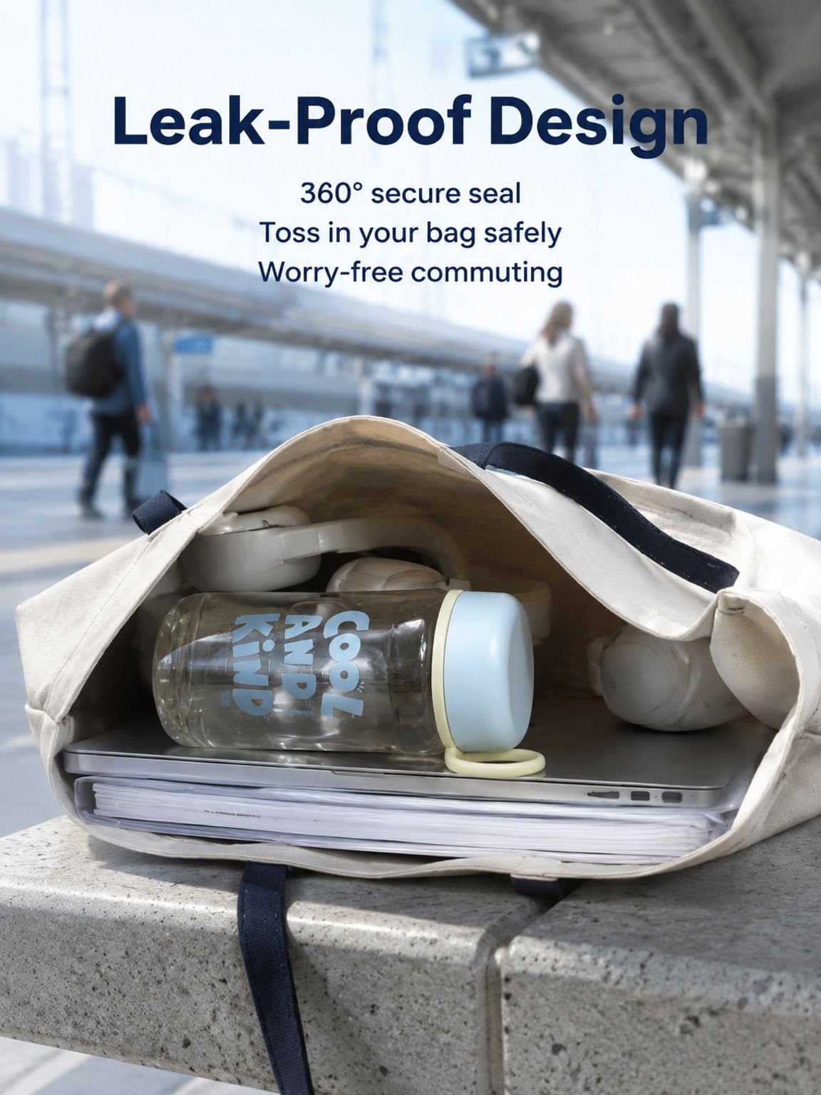 Heat-resistant drinking cup designed for travel