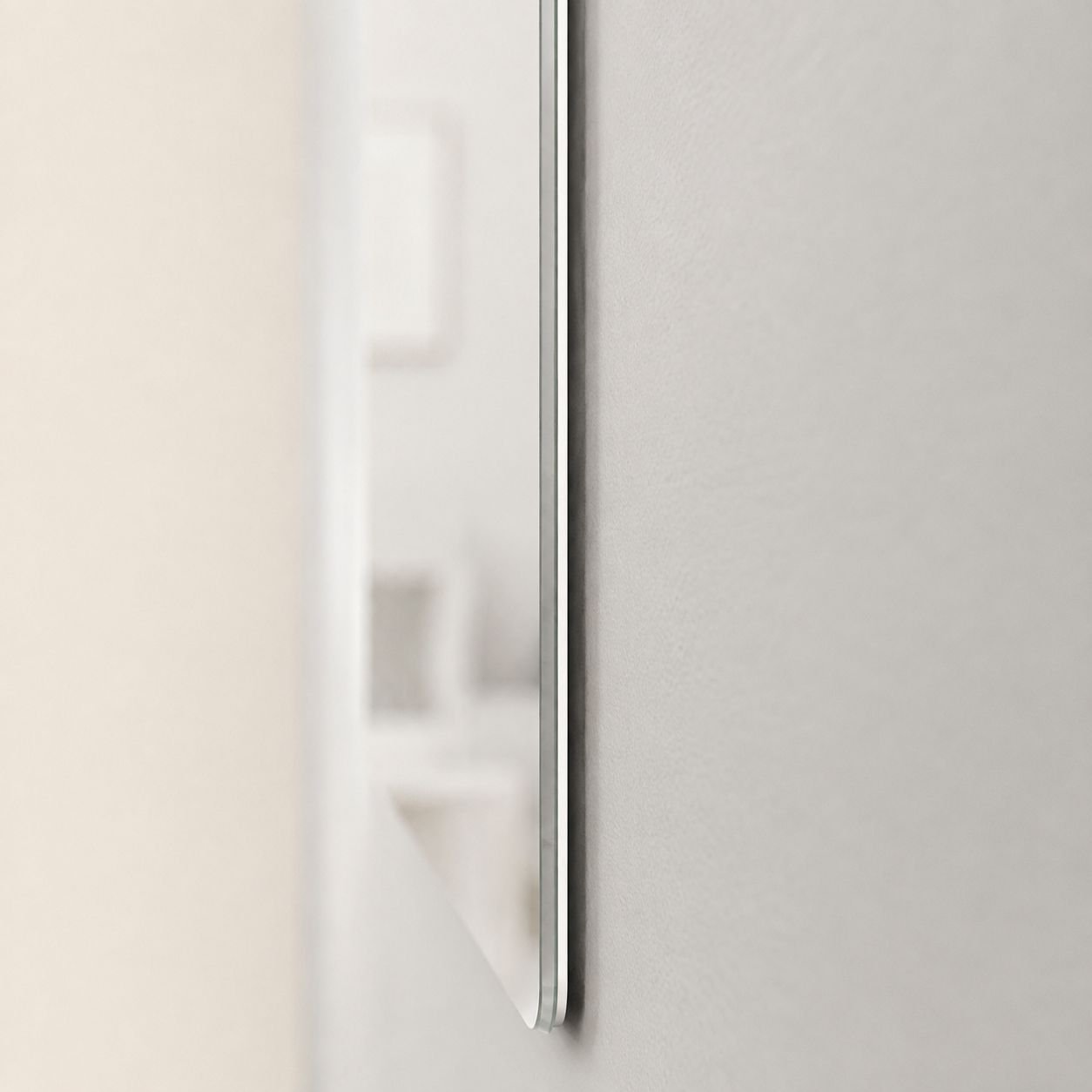 Full length dressing mirror sticker for easy installation