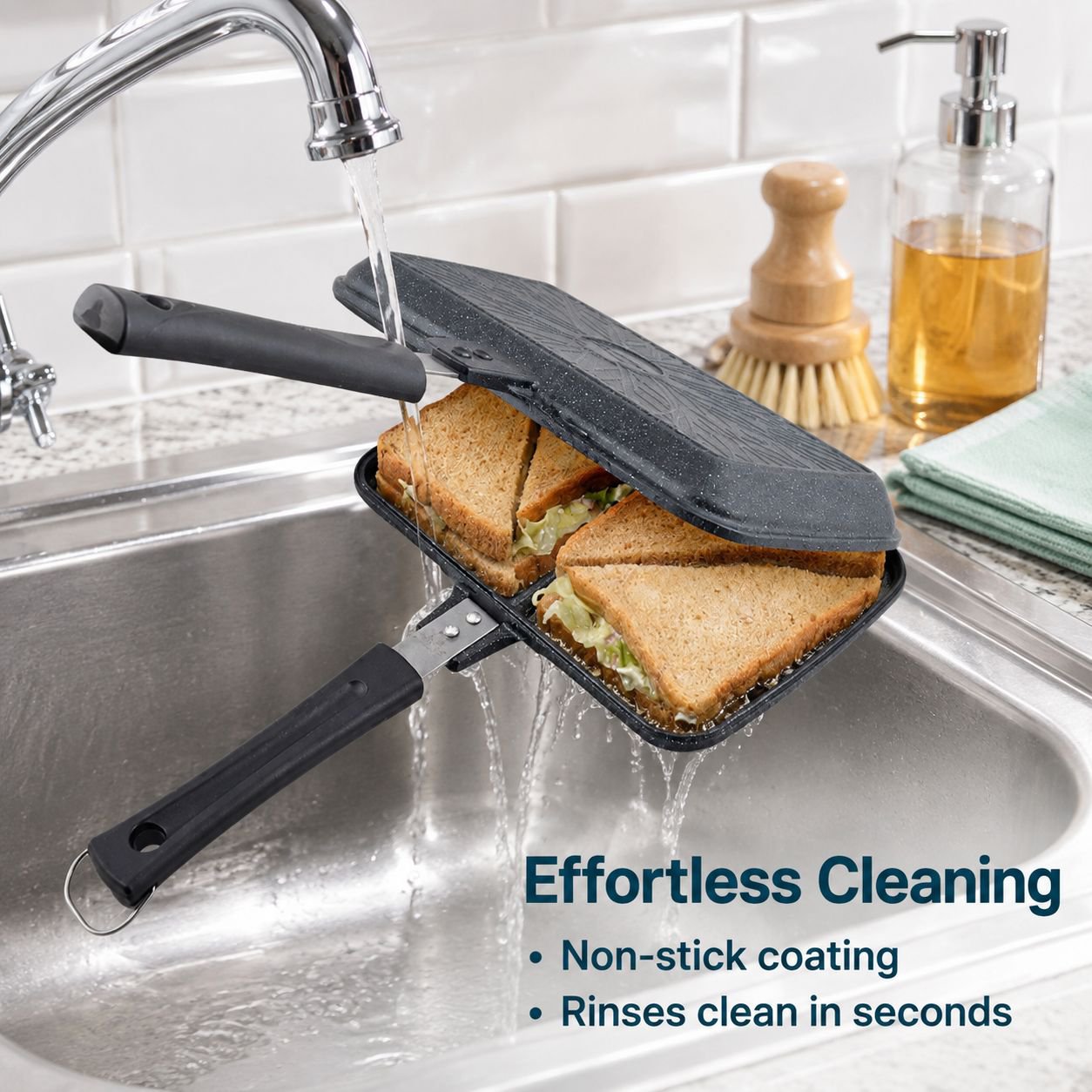 Multi-function Double-sided Sandwich Pan