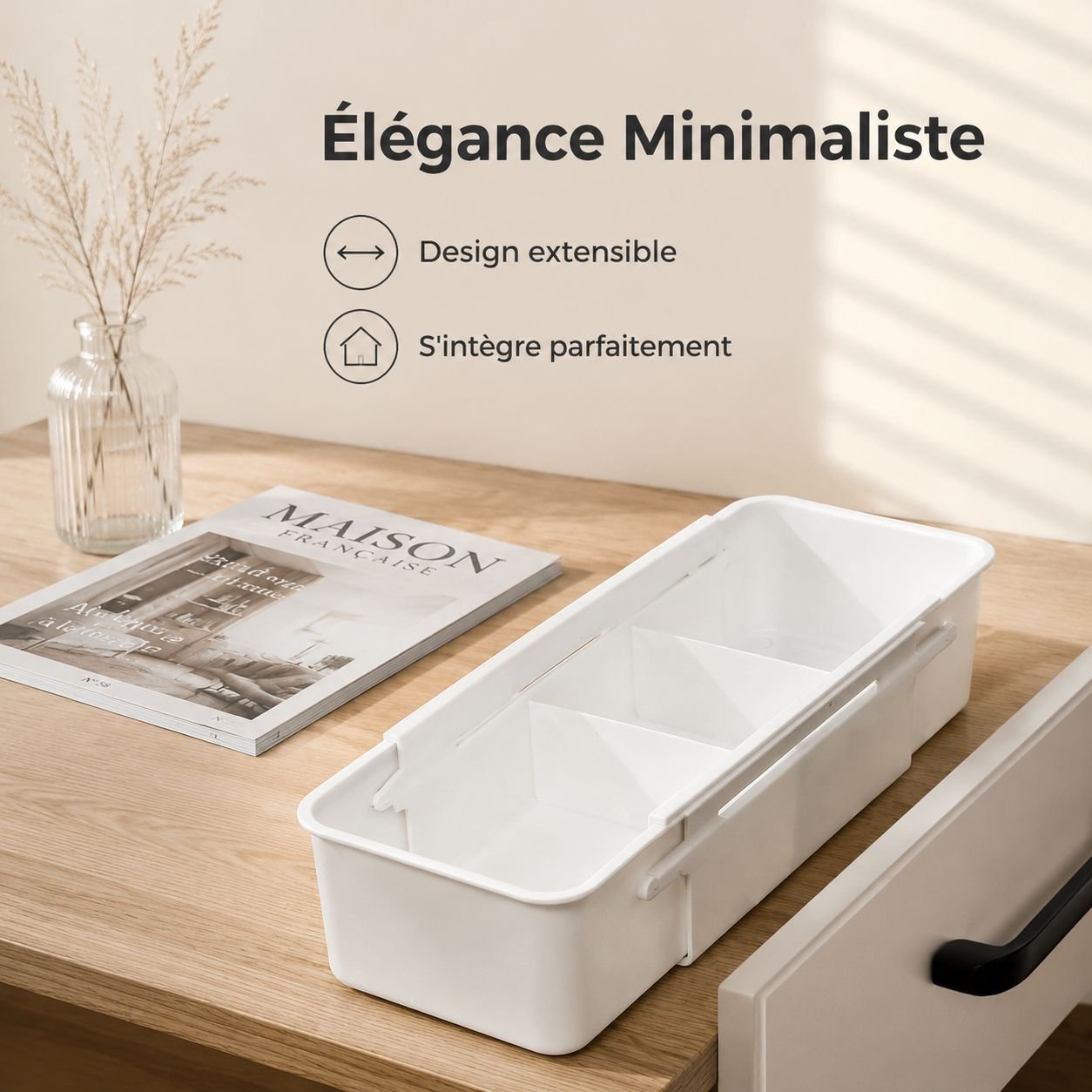 Séparateurs extensibles pour tiroirs