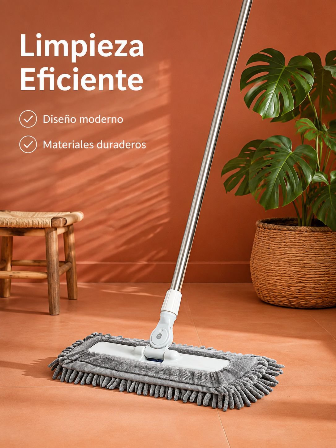 Fregona plana de limpieza