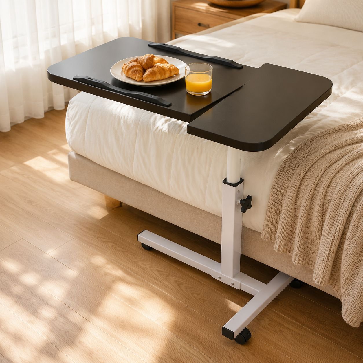 Modern Home Bedroom Lift Table with Adjustable Height