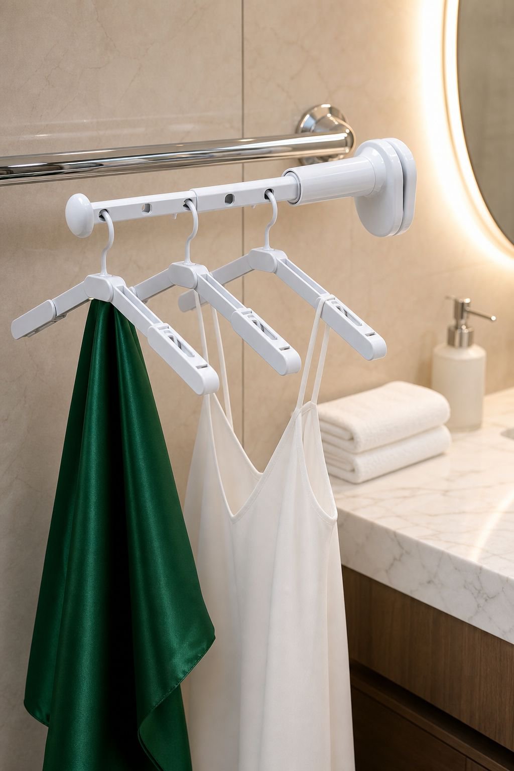 Solution de rangement pour vêtements en hôtel