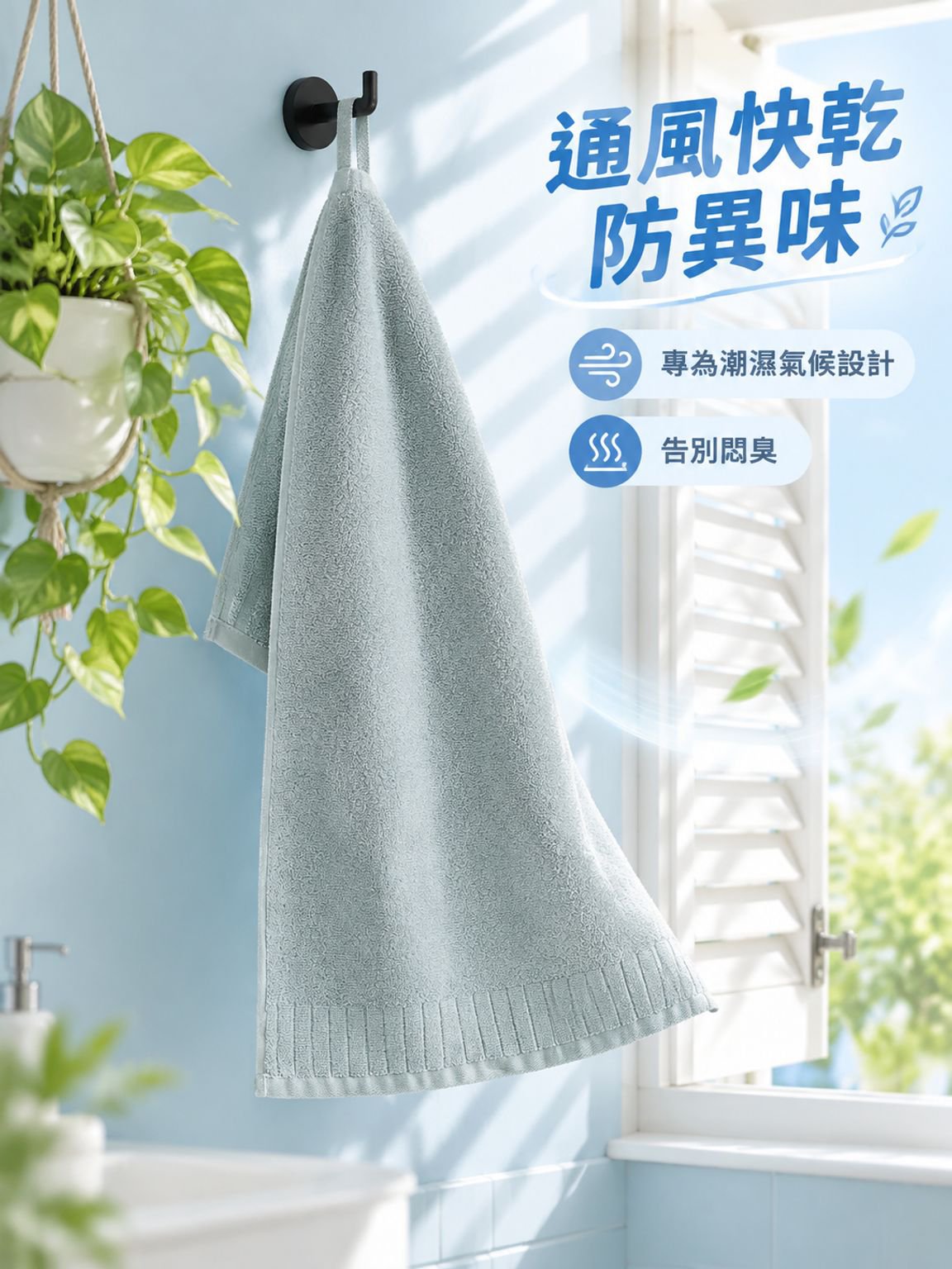 柔軟吸水洗臉毛巾