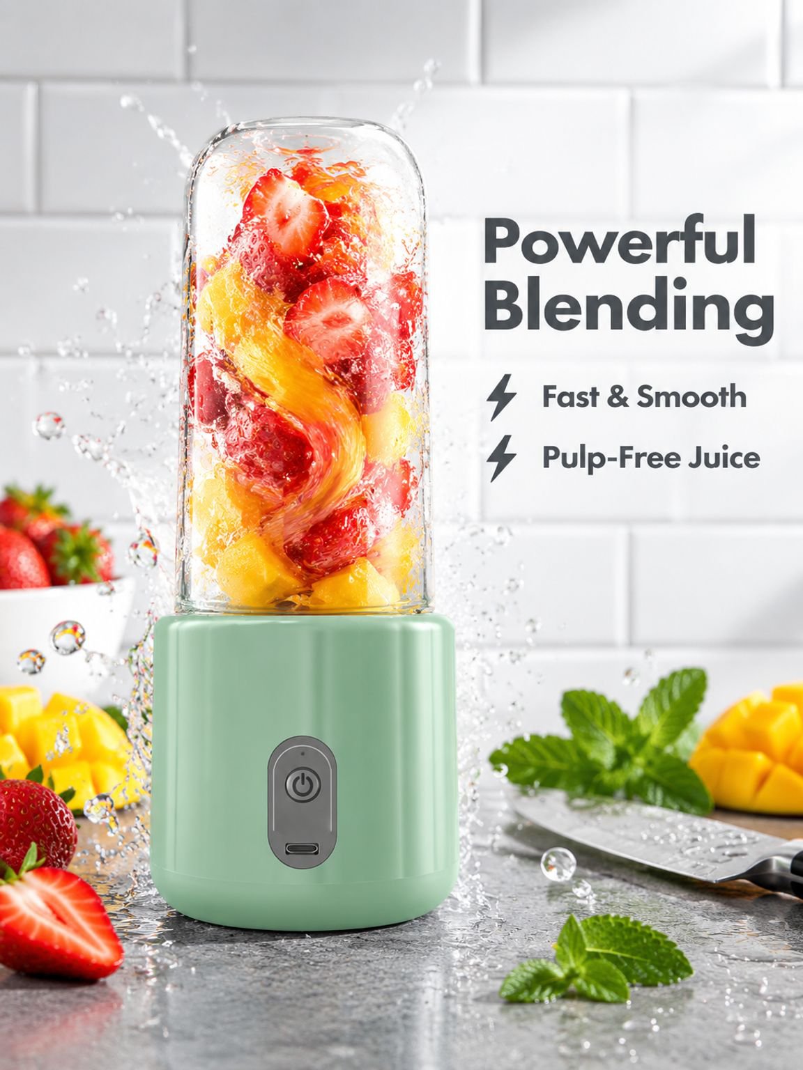 Portable Outdoor Rechargeable Juicer Cup