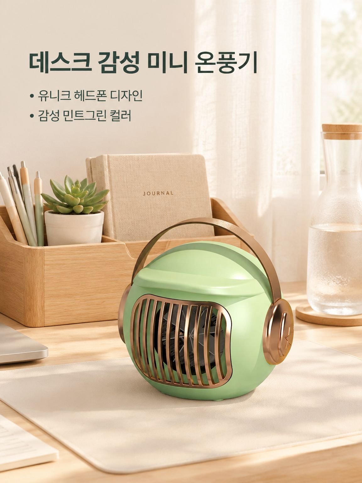 손잡이가 달린 휴대용 고효율 전기 히터