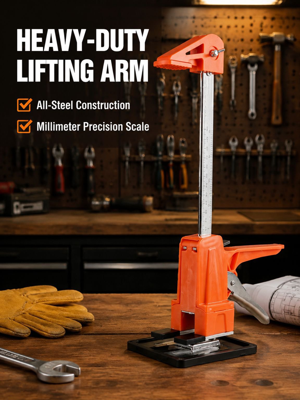 Mini jack stand tool, manual jack, furniture lifting tool, trailer jack, maximum load capacity 220 k