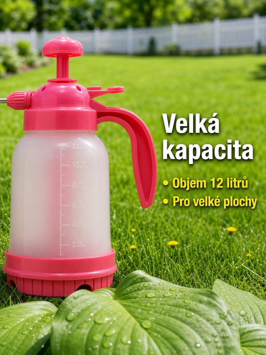 12L domácí postřikovač s velkou kapacitou, zahradní tlakový postřikovač na dezinfekci