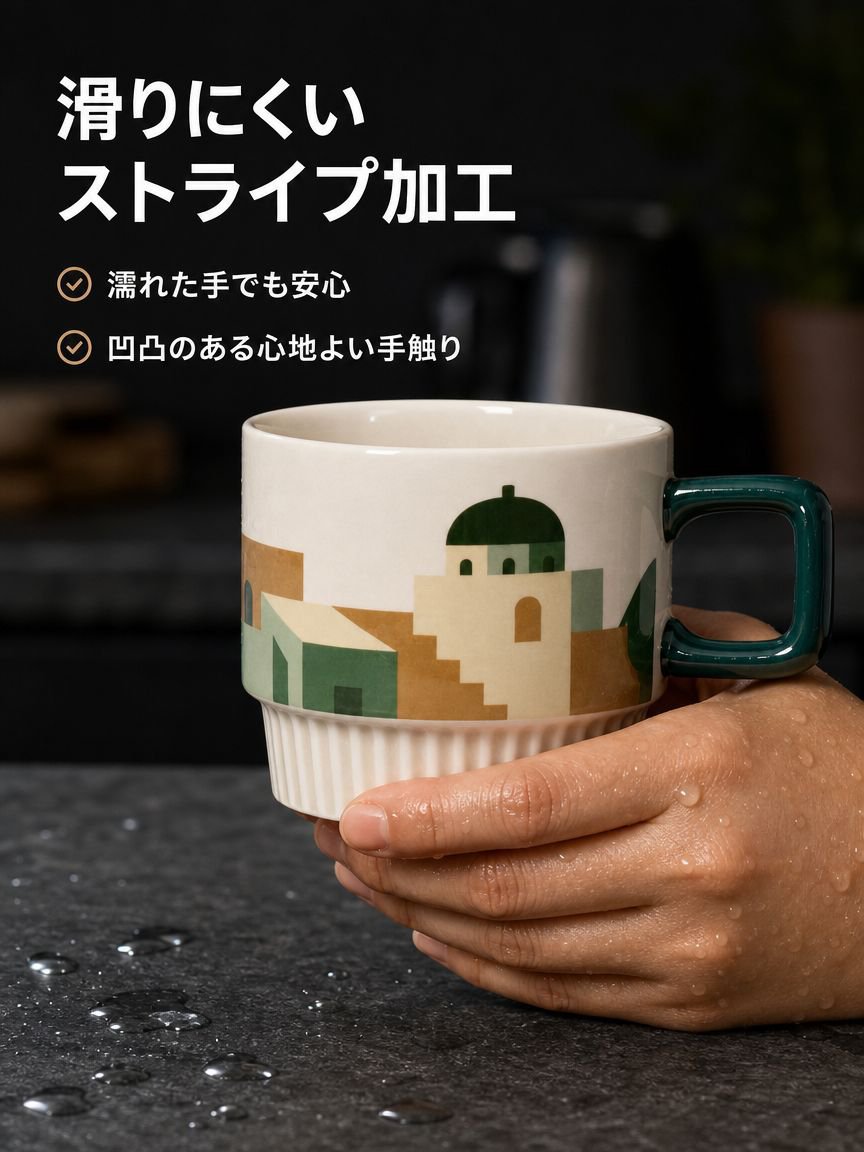 モランディ色のマグカップ
