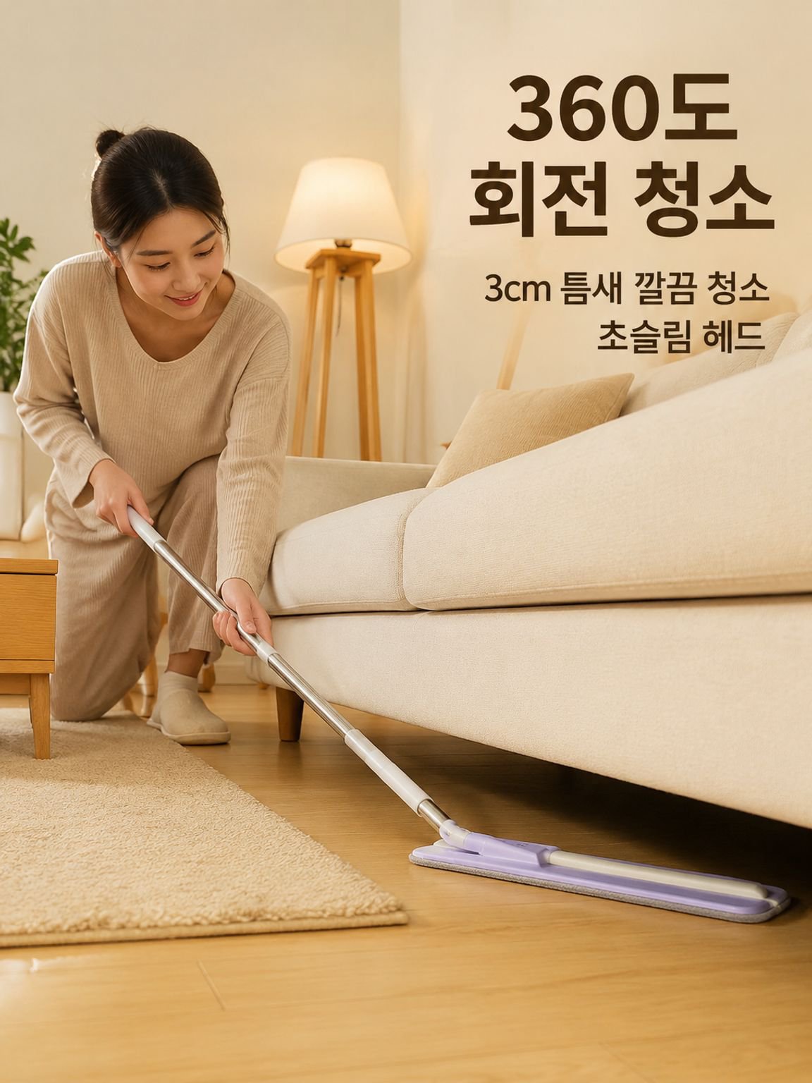 가정용 평판 집게 걸레