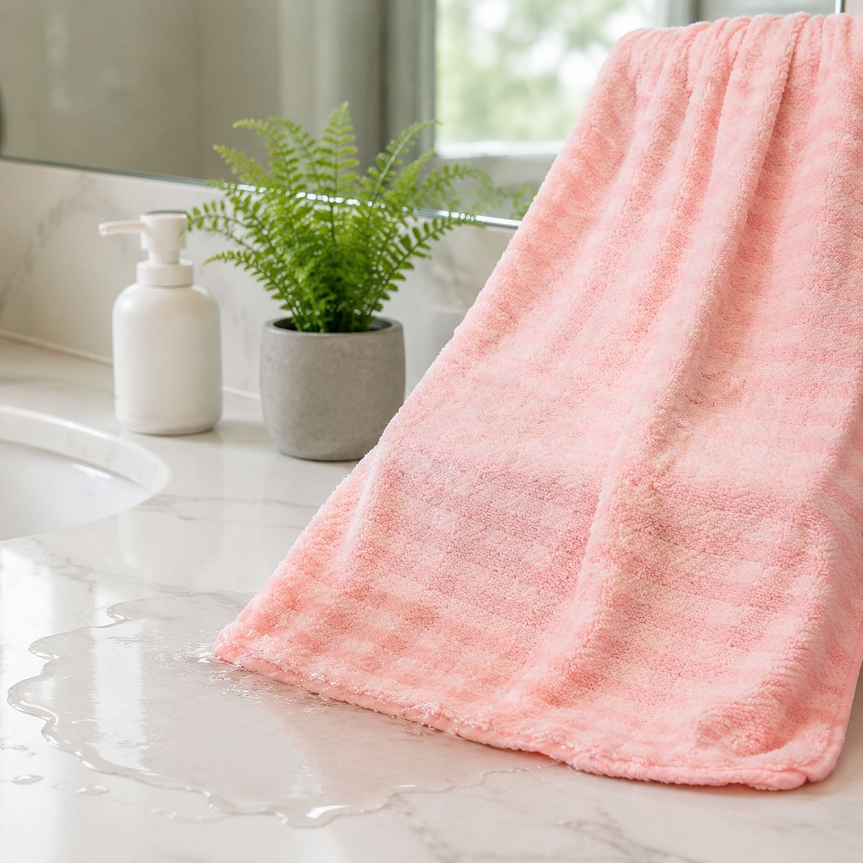 Absorbent adult towel perfect for gym and pool use