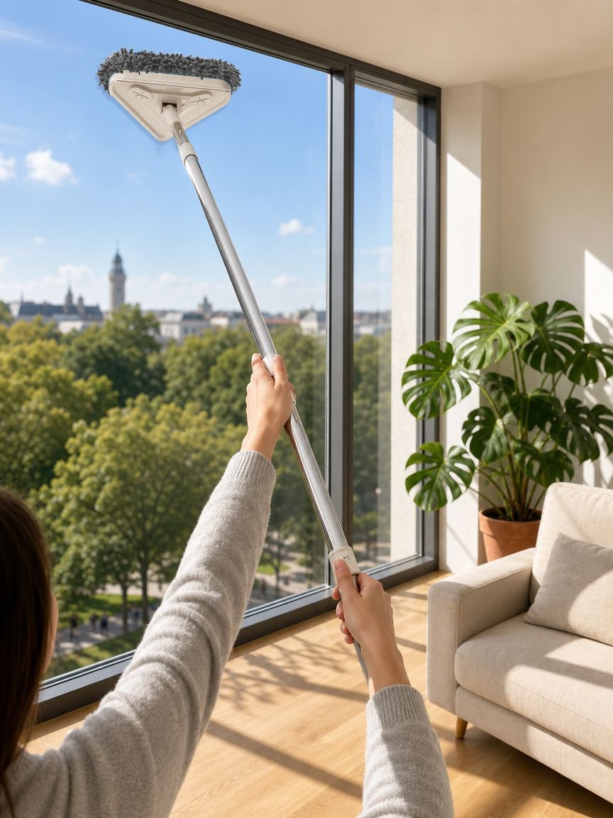 Flexibler Mopp für Holzboden und glatte Oberflächen
