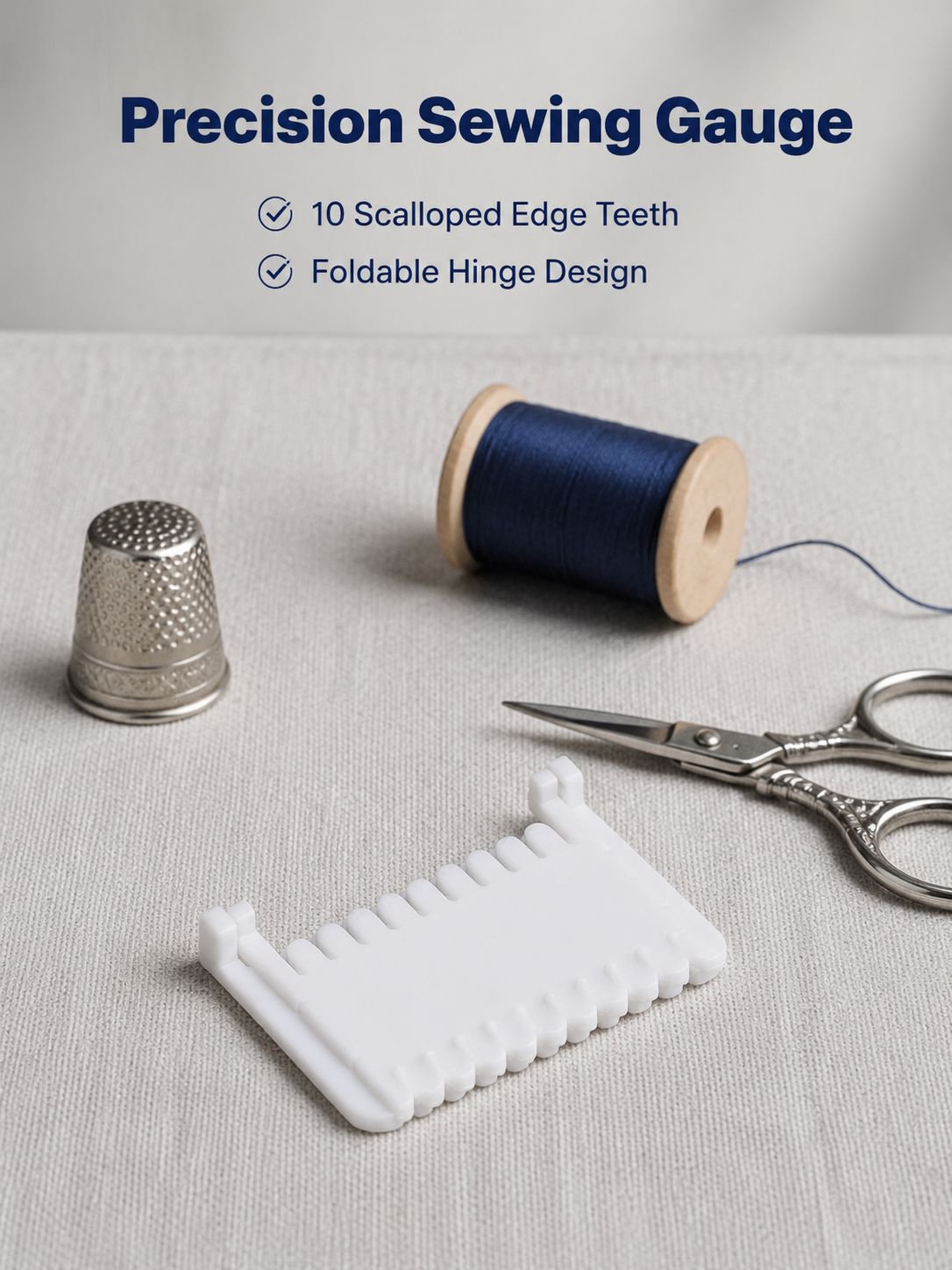 Handheld Adjustable Sewing Gauge Measuring Tool