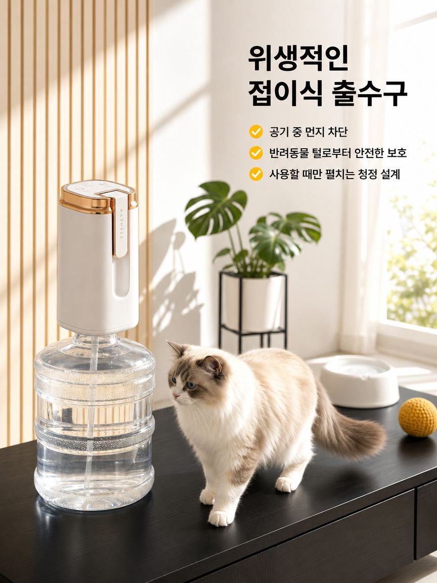 휴대용 접이식 전동 펌프