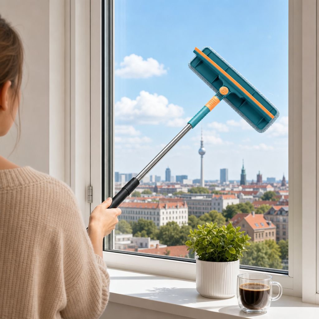 Teleskop-Fensterabzieher für den Hausgebrauch