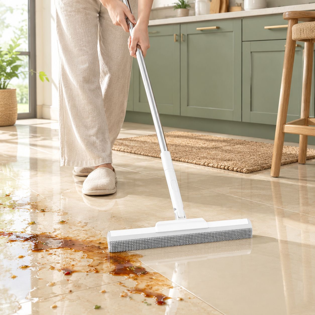Resultados relucientes con limpiavidrios de baño