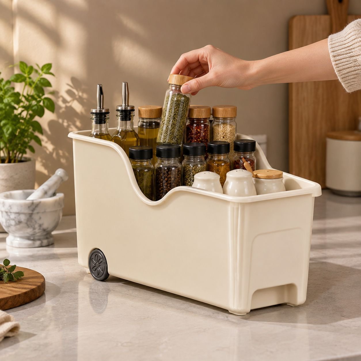 Wheeled Kitchen Storage Box