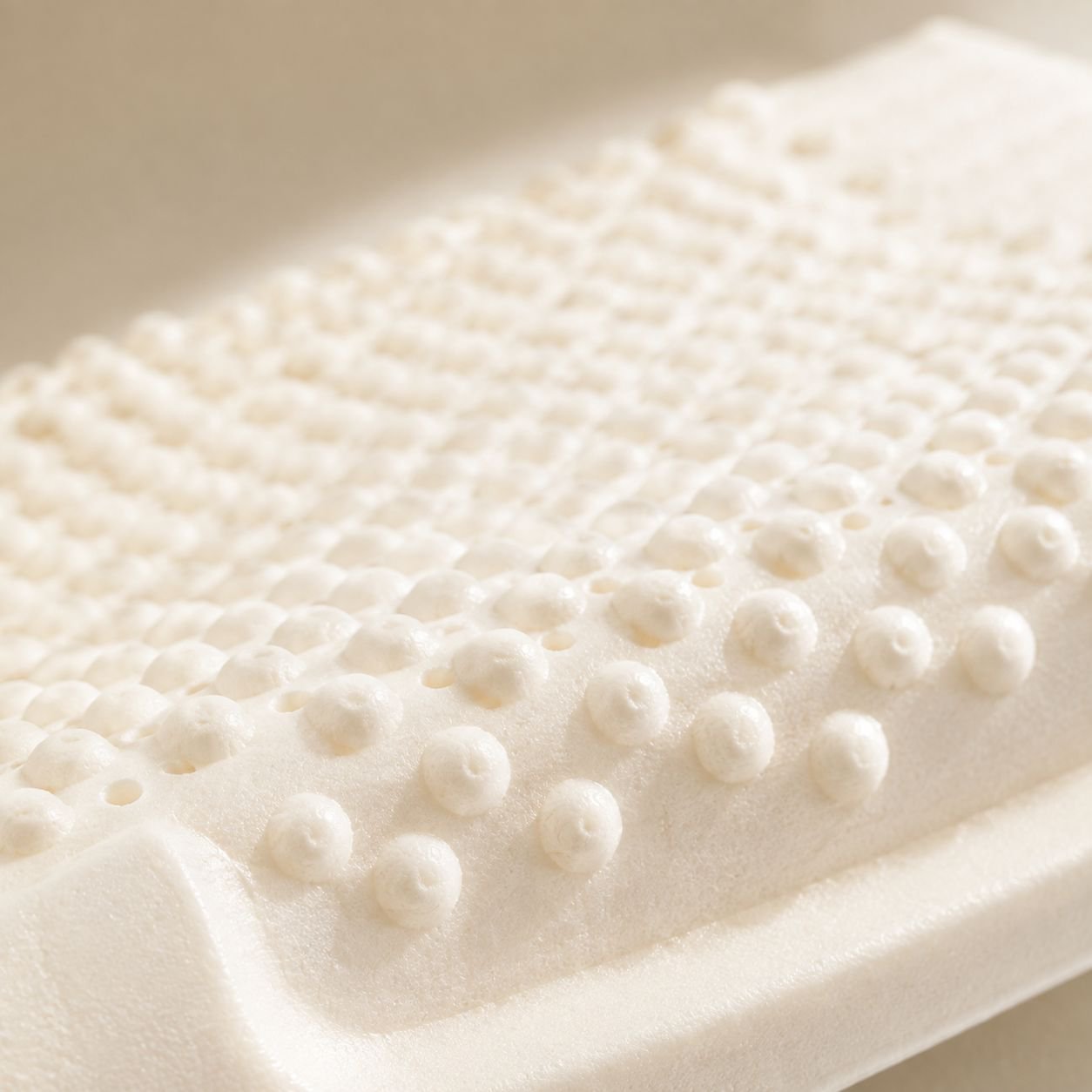Set de regalo de almohada de masaje ondulada de látex natural