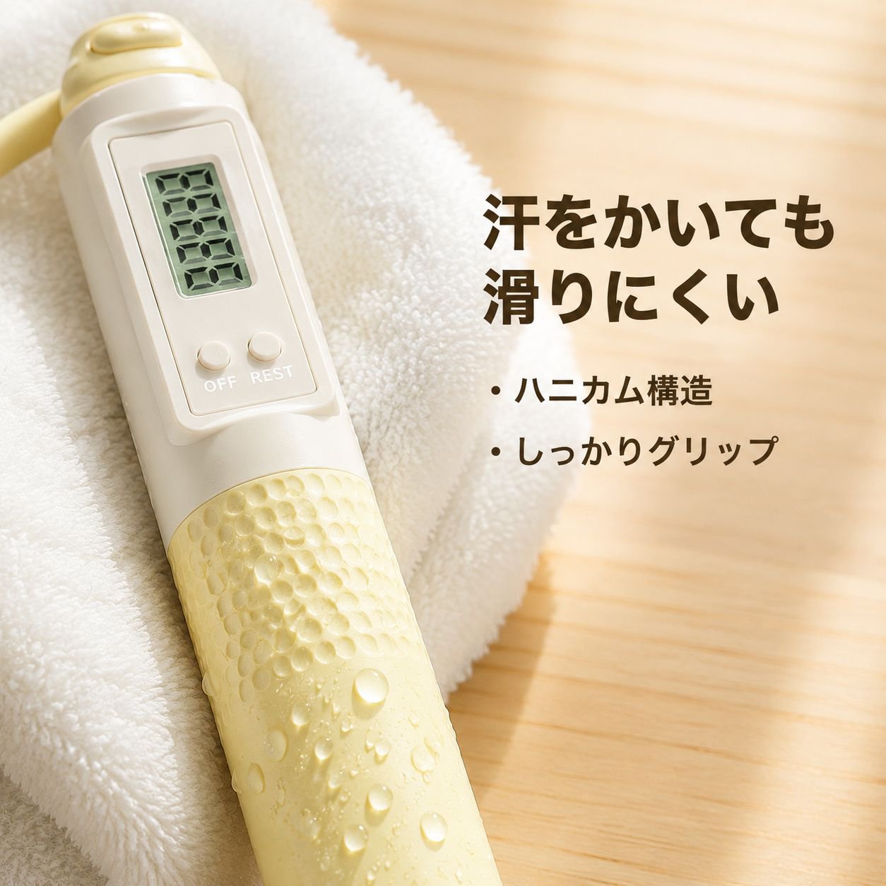 家庭用スマートコードレス縄跳び 加重スチールロープ 大人用