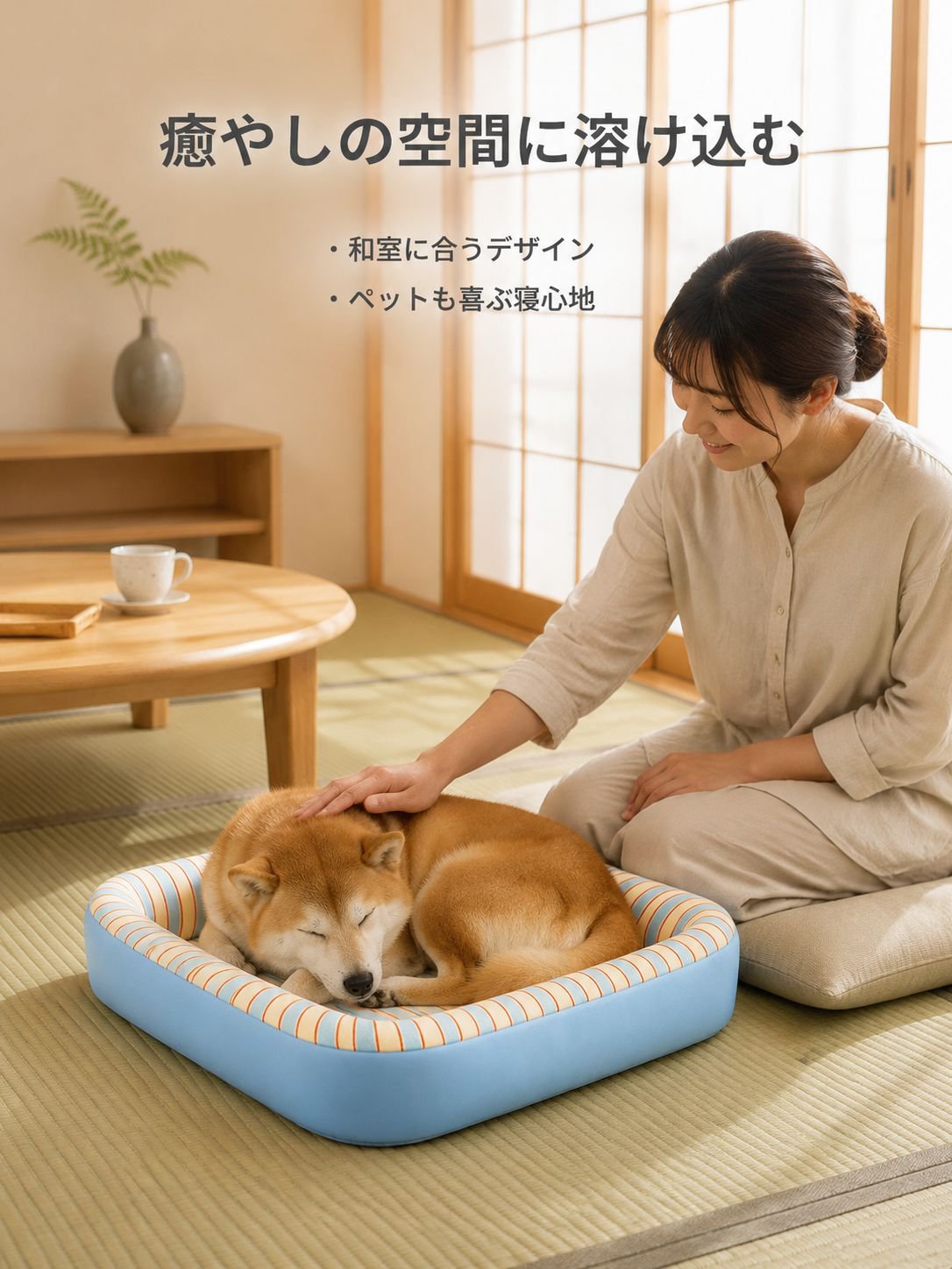 四季通用 耐久性ペット用犬小屋ベッド