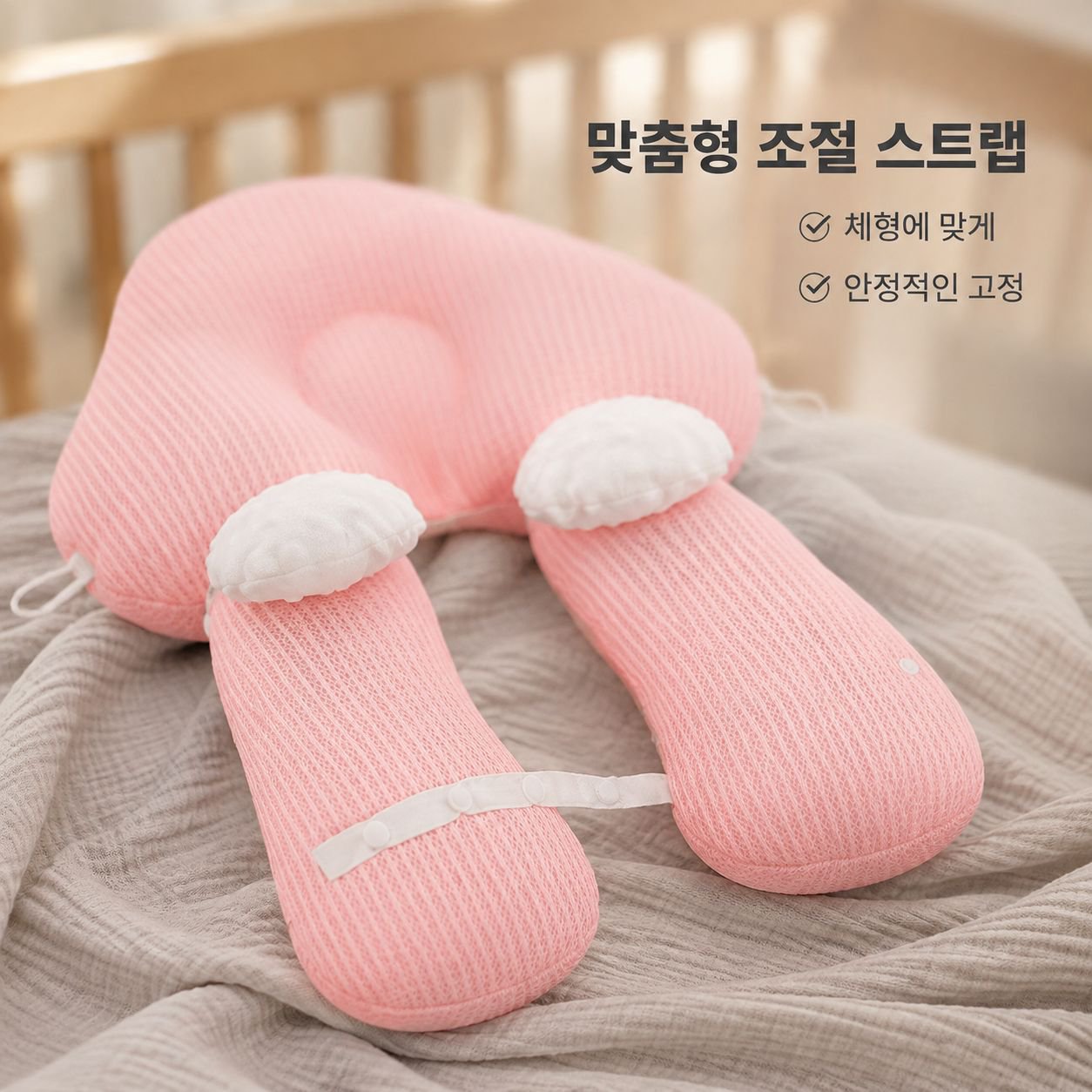 신생아 두상 교정 및 안정 수면 베개