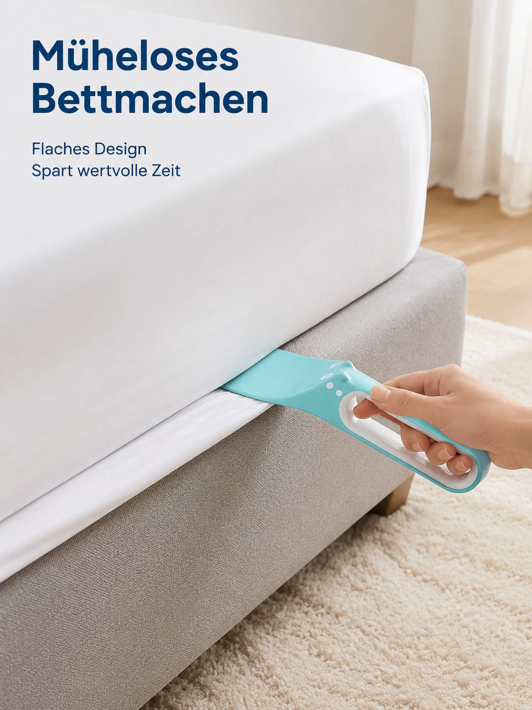 Werkzeug zum Herstellen von Bettlaken