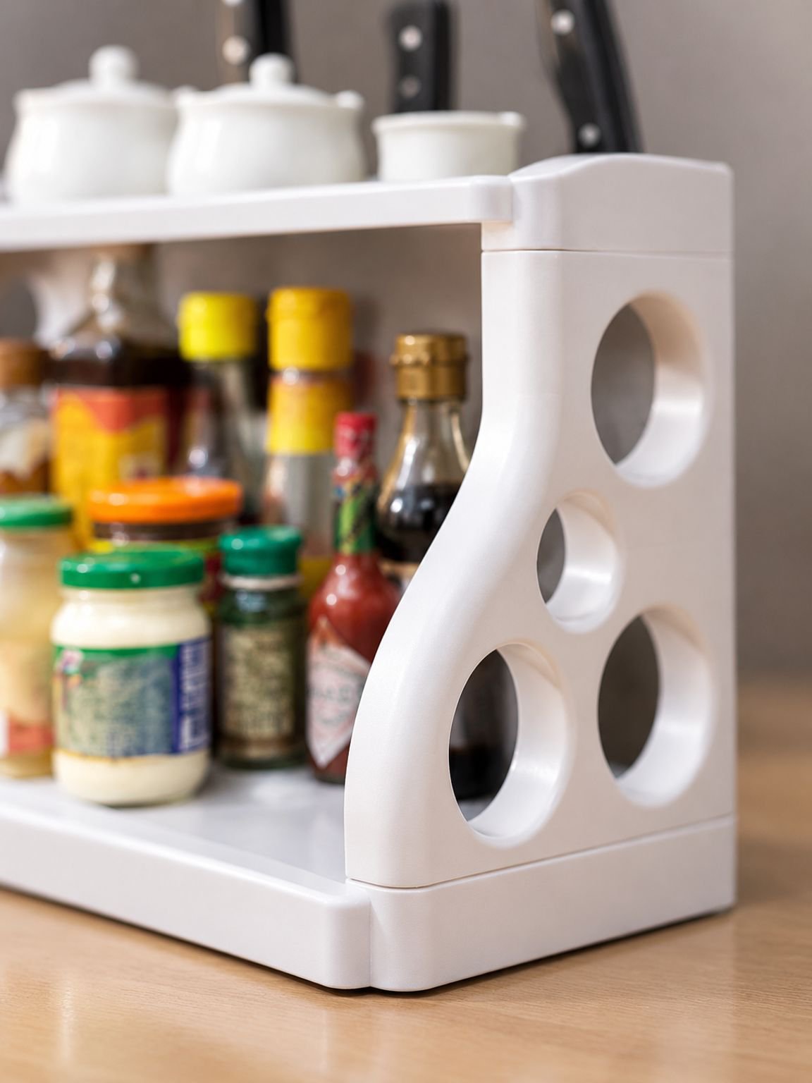 Desktop Double-Layer Storage Rack