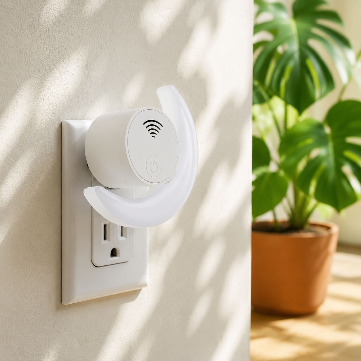Ultrasonic mosquito repellent night light