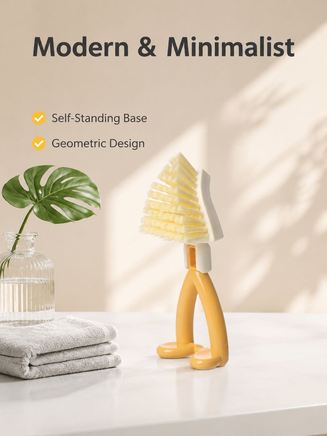 Multipurpose Foldable Triangle Brush