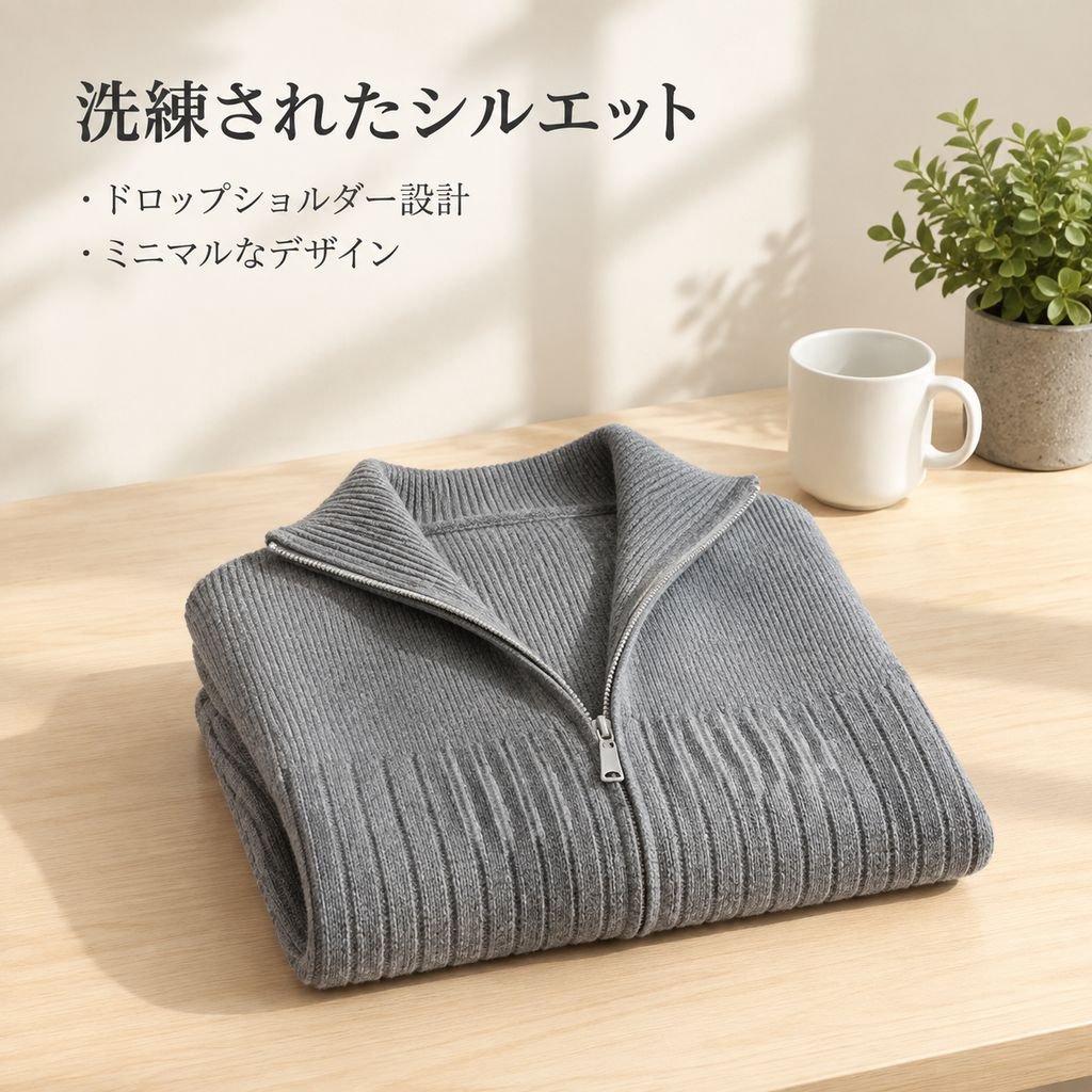 メンズ 秋冬用ニットカーディガン