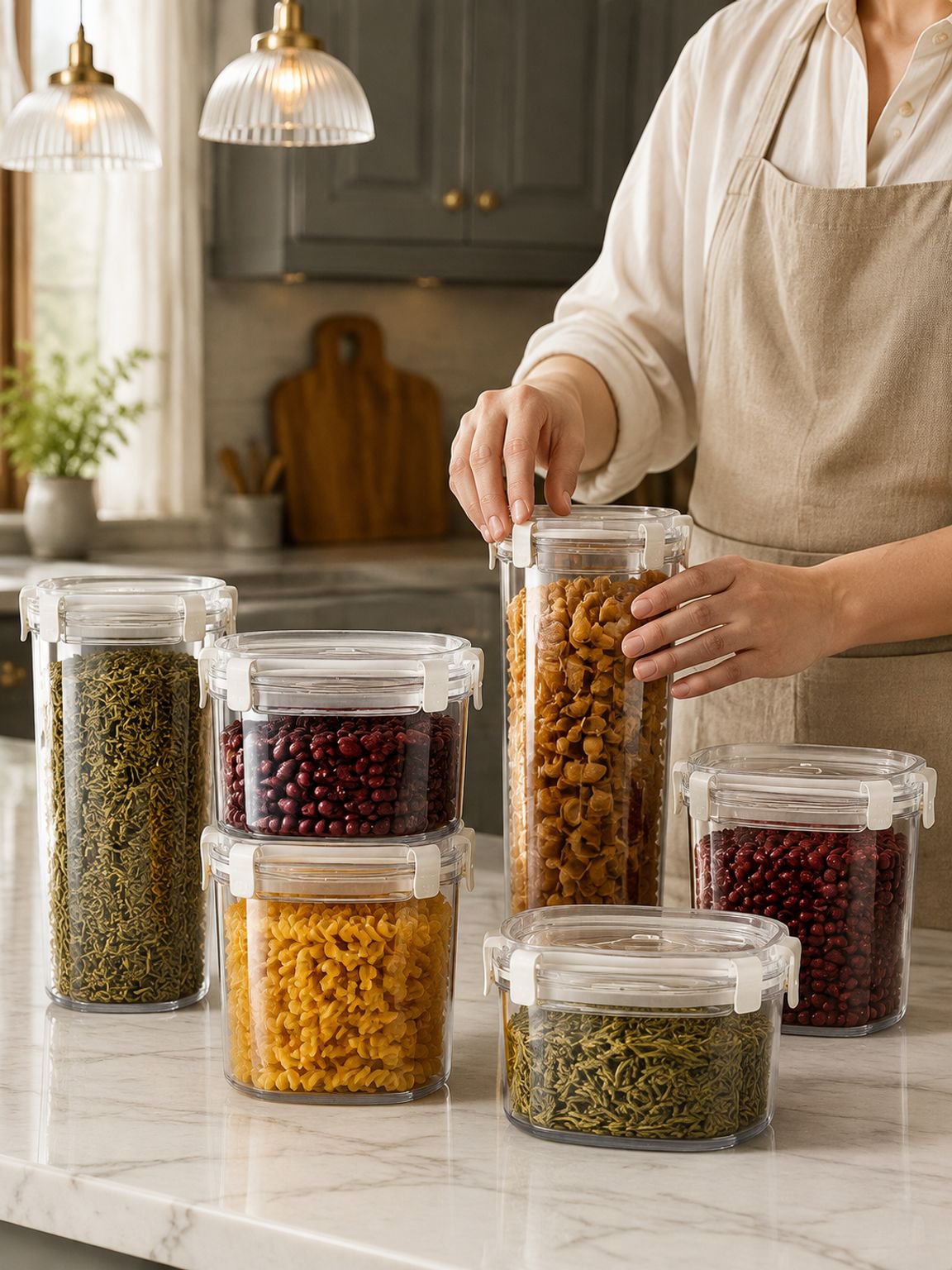 Easy-to-open airtight container for tea leaves