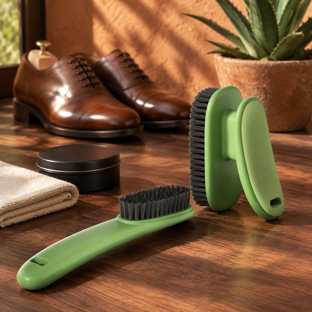 Cepillo para zapatos con cerdas suaves